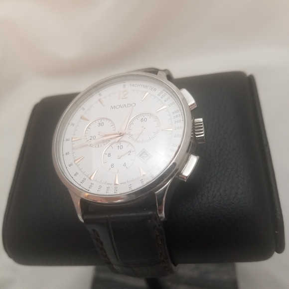 Movado Circa 42mm Chronograph Tachymeter Sport Watch - Picture 3 of 12